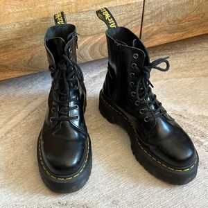 Dr. Marten’s Jadon Boot Smooth Leather Platforms